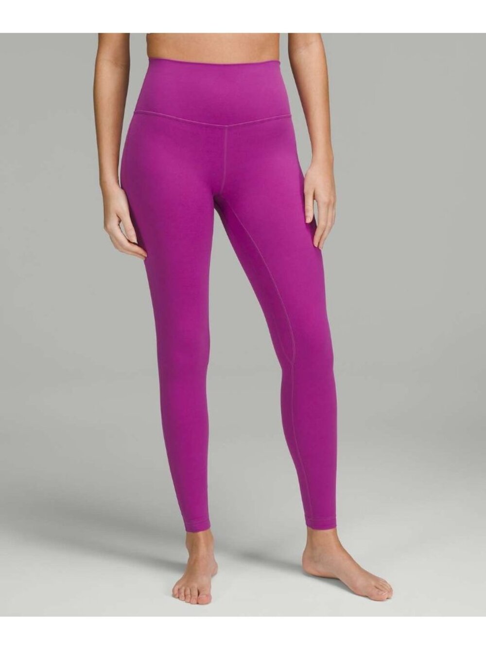Lululemon Women's Align High Rise Pant 28" Size 4 Vivid Plum Purple Full Length